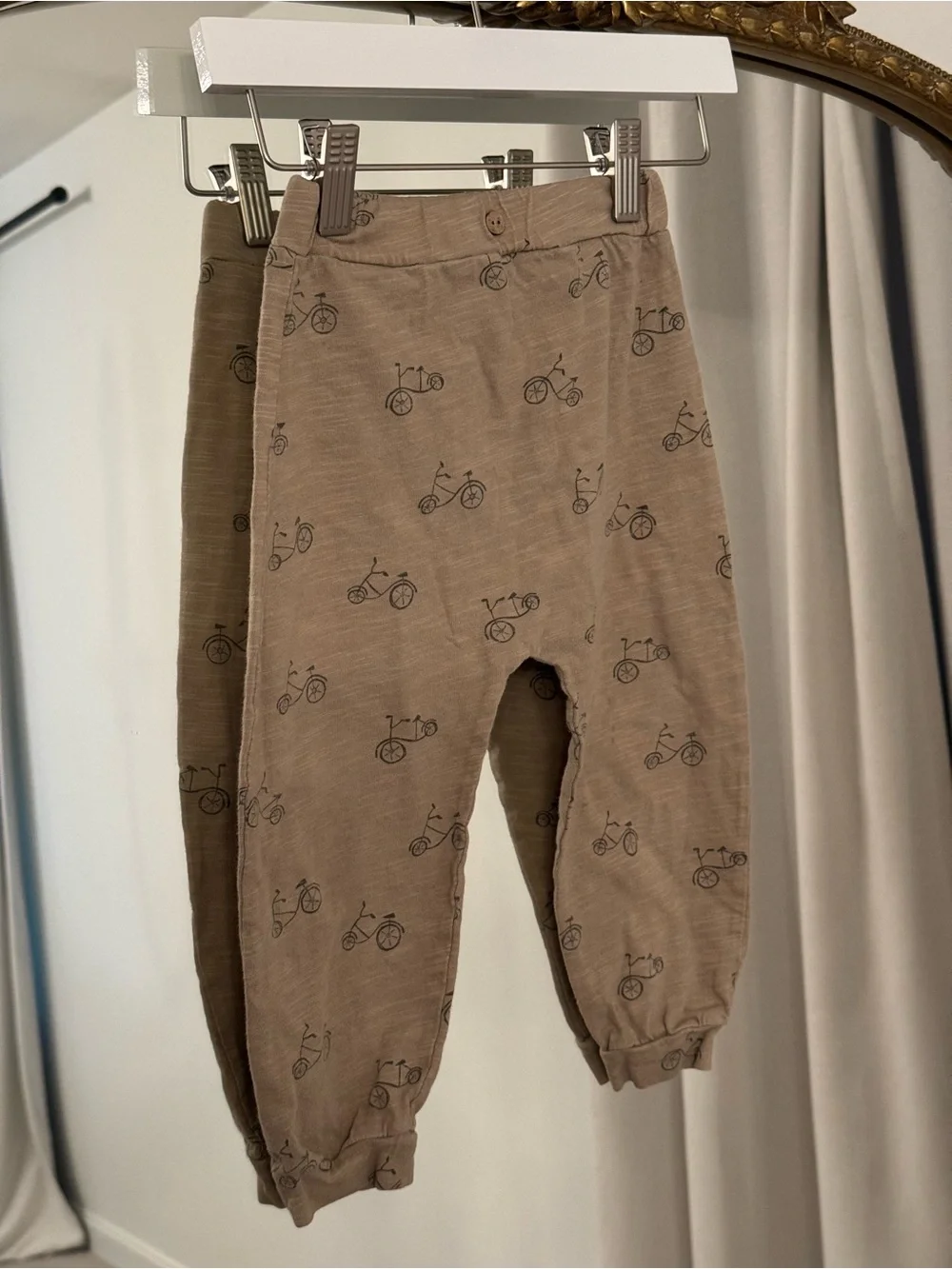 Rylee and Cru Toddler Bicycle Print Joggers